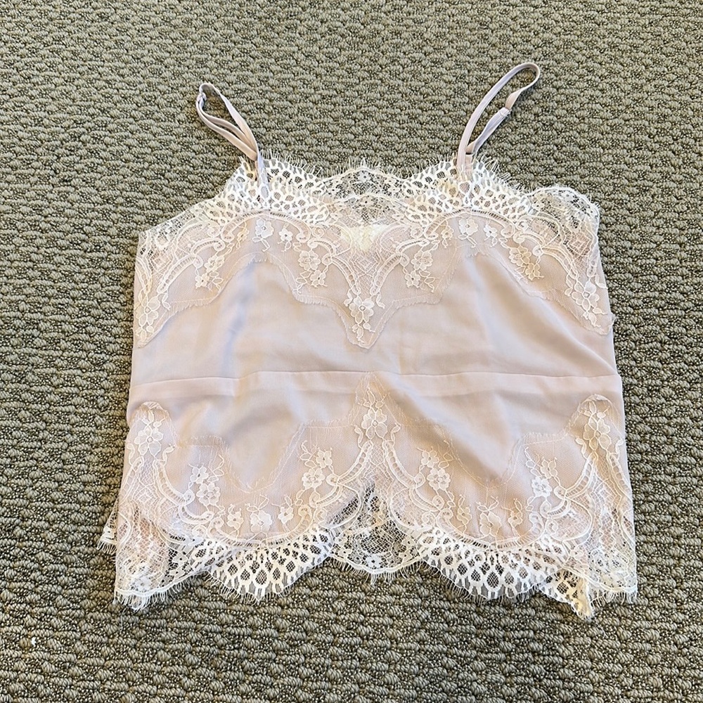 Lace tank top
